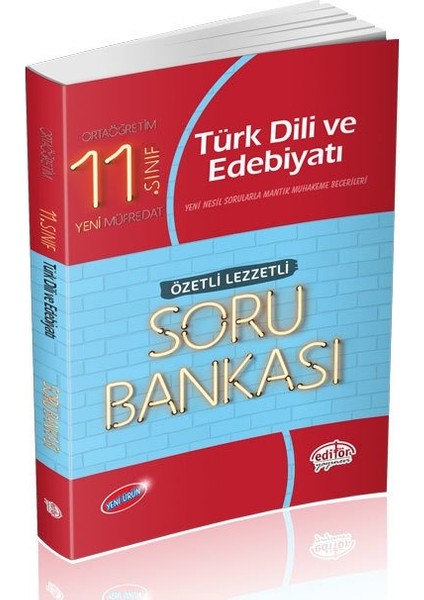 Editör Yayınları 11. Sınıf Türk Dili ve Edebiyatı Özetli Lezzetli Soru Bankası