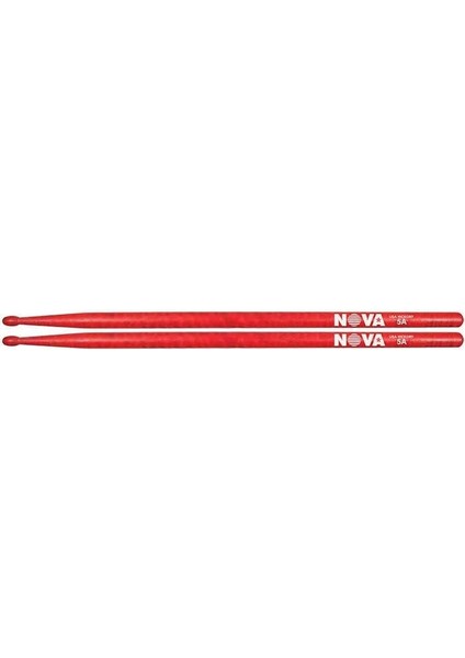 Vıcfırth Baget(Çift) Nova 5A Wood Red (Kırmızı), Hıckory, 16