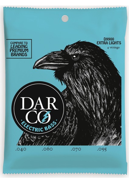 Darco Strings 41Y18D9900 - Extra Light Elektro Bass Gitar Teli