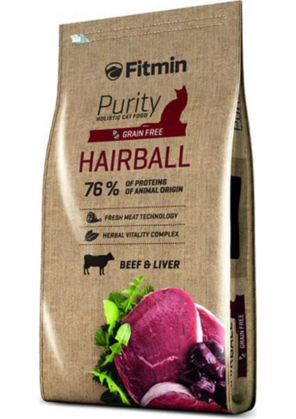 Purity Hairball Taze Sığır Etli Yetişkin Kedi Maması 1.5 Kg