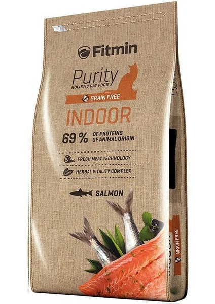 Purity Indoor Taze Somon Etli Yetişkin Kedi Maması 1.5 Kg