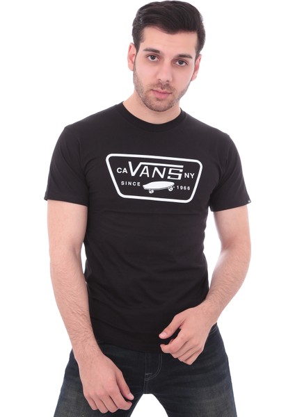 Vn000Qn8Y281 Full Patch Erkek T-Shirt Siyah