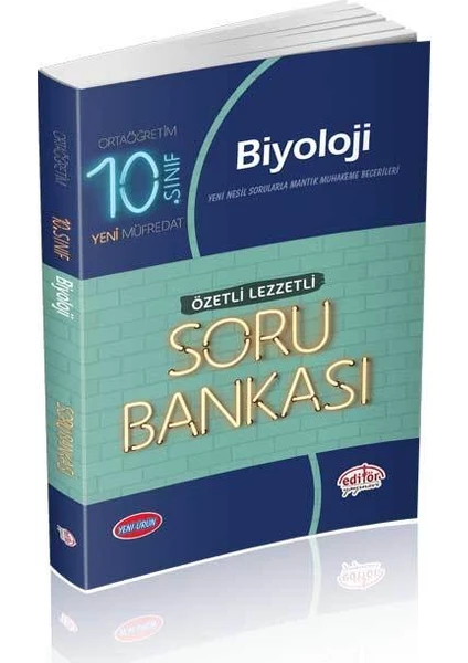 Editör Yayınları 10. Sınıf Biyoloji Özetli Lezzetli Soru Bankası