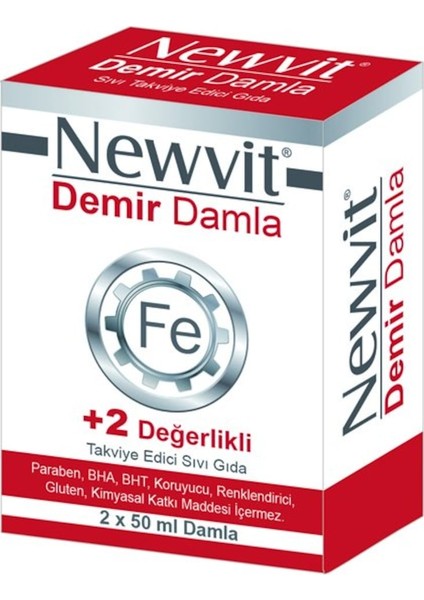 Newvit Demir Damla 2X50 ml