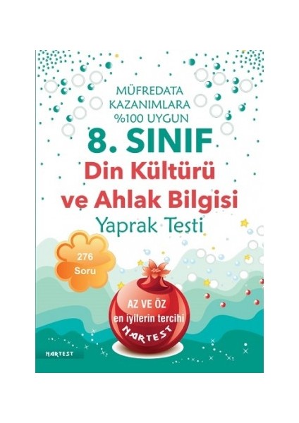 8. Sınıf Din Kültürü Ve Ahlak Bilgisi Yaprak Test Yeni Müfredat