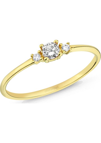 Altınsepeti Altın Zarif Tria Yüzük AS313YZT5