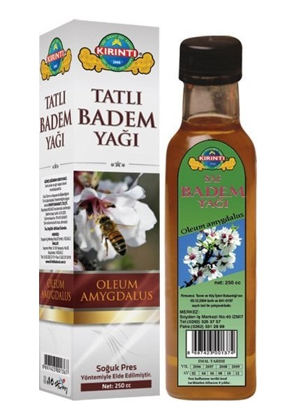 Tatlı Badem Yağı 250 ml