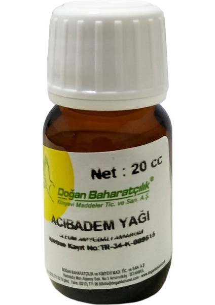 Acı Badem Yağı 20 cc