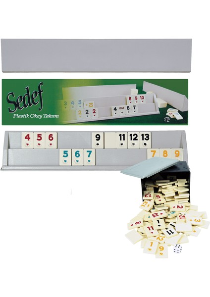 Plastik Okey Takımı Büyük Boy