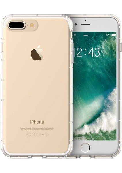 .Apple iPhone 8 & 7 Ultra İnce Lüx Soft Şeffaf Silikon Lüx Kılıf