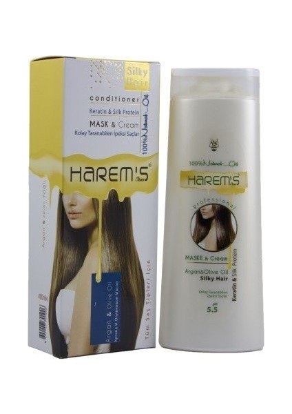 Harems Keratinli Saç Maskesi Ve Kremi 400 ml