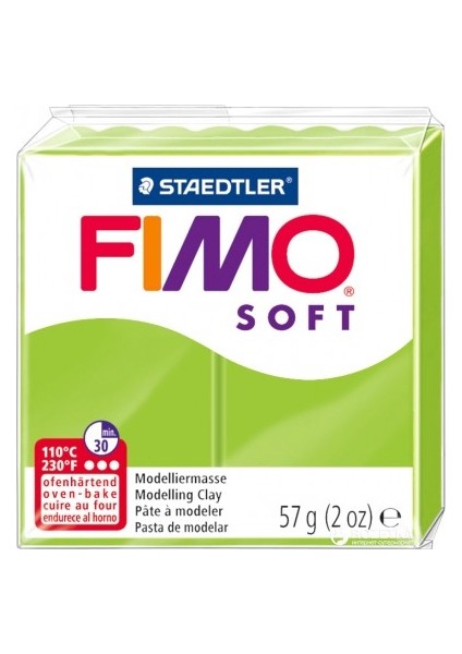 Staedtler Fimo Soft Polimer Kil 57 Gr. 50 Apple Green