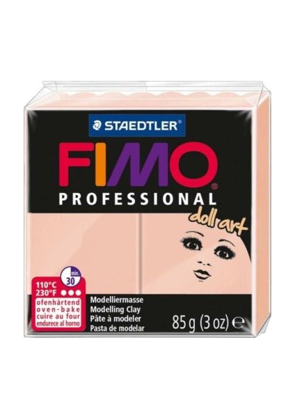 Staedtler Fimo Professional Doll Art Polimer Kil 85 Gr. 432 Gül