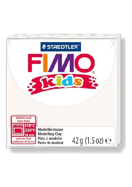 Staedtler Fimo Kids Yumuşak Polimer Kil 42 Gr. 0 White