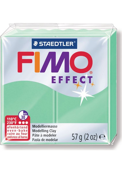 Staedtler Fimo Effect Polimer Kil 57 Gr. 506 Jade (Mücevher Renkleri)