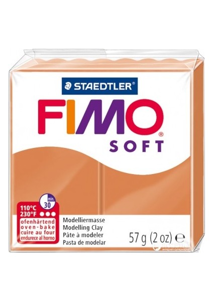 Staedtler Fimo Soft Polimer Kil 57 Gr. 76 Cognac