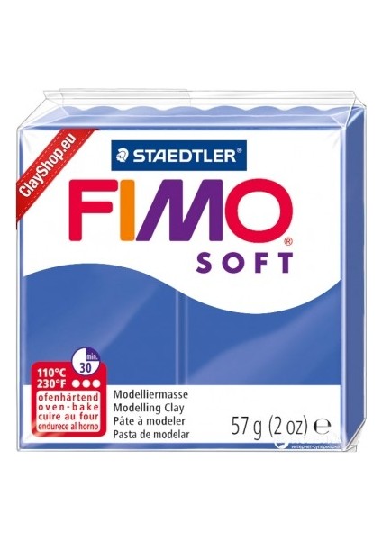 Staedtler Fimo Soft Polimer Kil 57 Gr. 33 Brilliant Blue