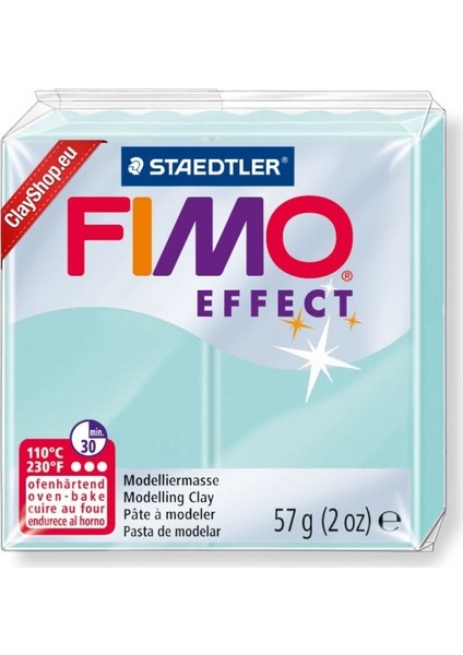 Staedtler Fimo Effect Polimer Kil 57 Gr. 505 Mint (Pastel)