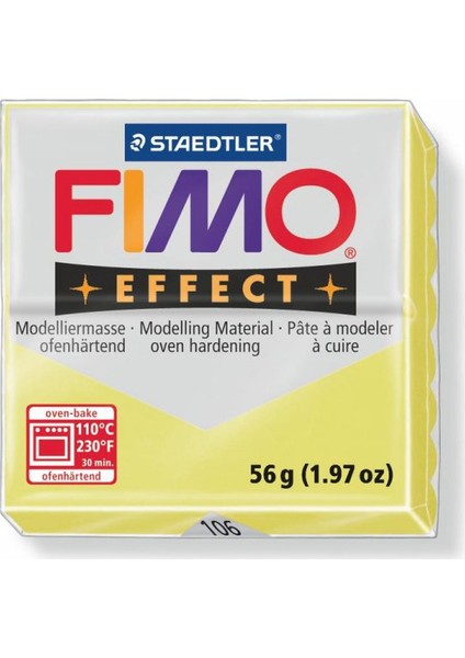 Staedtler Fimo Effect Polimer Kil 57 Gr. 106 Citrine (Mücevher Renkleri)