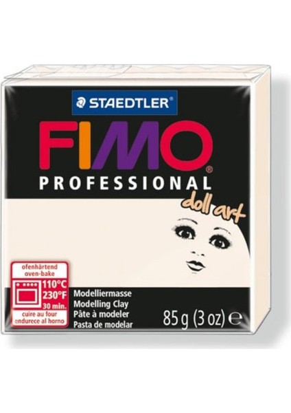 Staedtler Fimo Professional Doll Art Polimer Kil 85 Gr. 03 Porselen