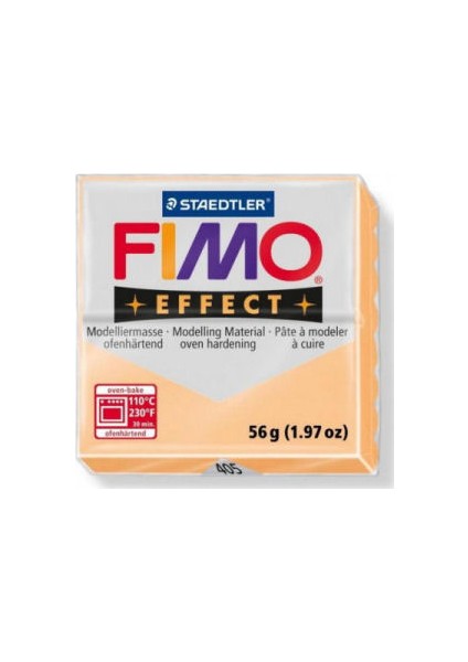 Staedtler Fimo Effect Polimer Kil 57 Gr. 405 Peach (Pastel)