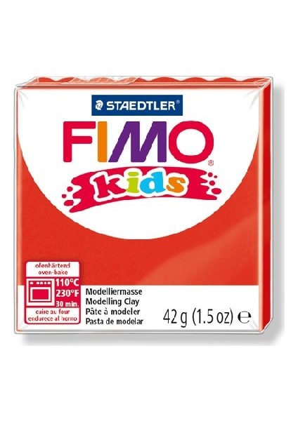 Staedtler Fimo Kids Yumuşak Polimer Kil 42 Gr. 2 Red