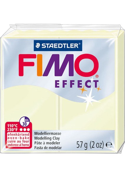 Staedtler Fimo Effect Polimer Kil 57 Gr. 105 Vanilla (Pastel)