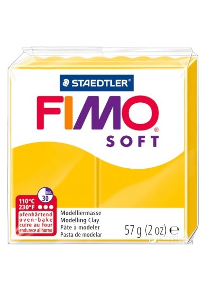 Staedtler Fimo Soft Polimer Kil 57 Gr. 16 Sun Flower