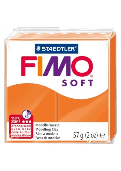 Staedtler Fimo Soft Polimer Kil 57 Gr. 42 Tangerine