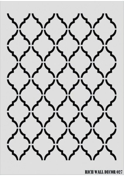 Wall Decor Duvar Stencil 50X70 Cm. Model: 027