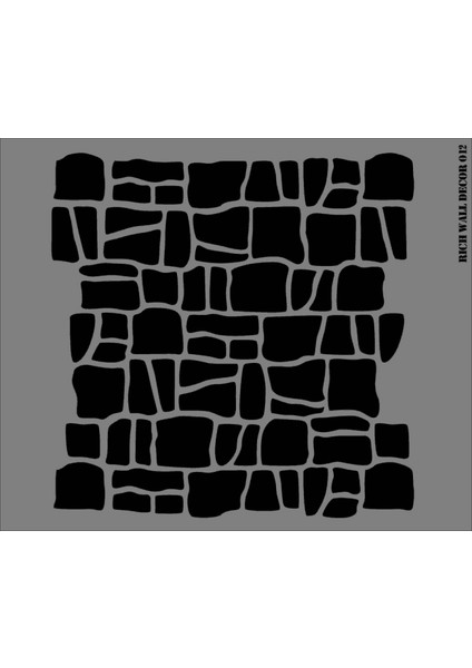 Wall Decor Duvar Stencil 50X60 Cm. Model: 012