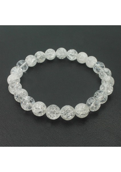 8 mm Beyaz Necef Doğal Taş Unisex Bileklik fiyatları