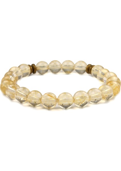 8 mm Sitrin Doğal Taş Unisex Bileklik fırsatları