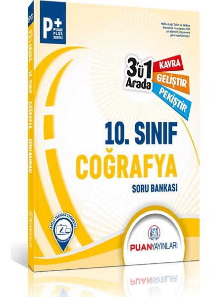 10. Sınıf Coğrafya 3'ü 1 Arada Soru Bankası