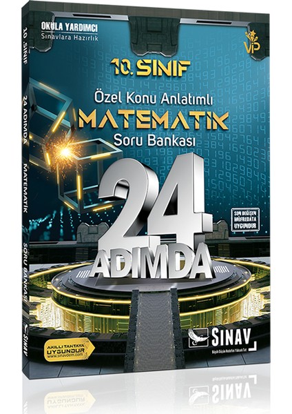 Sınav Yayınları 10. Sınıf Matematik 24 Adımda Özel Konu Anlatımlı Soru Bankası