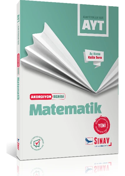 Sınav Yayınları AYT Matematik Akordiyon Kitap