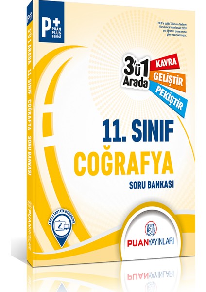 11. Sınıf Coğrafya 3'ü 1 Arada Soru Bankası