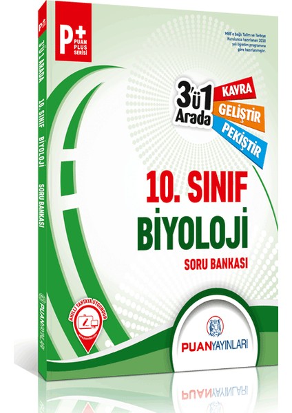 10. Sınıf Biyoloji 3'ü 1 Arada Soru Bankası