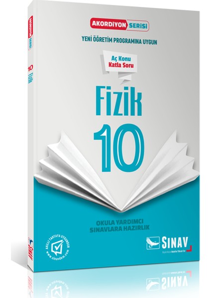 Sınav Yayınları 10. Sınıf Fizik Akordiyon Kitap