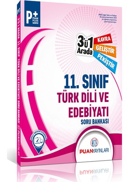 11. Sınıf Türk Dili ve Edebiyatı 3'ü 1 Arada Soru Bankası