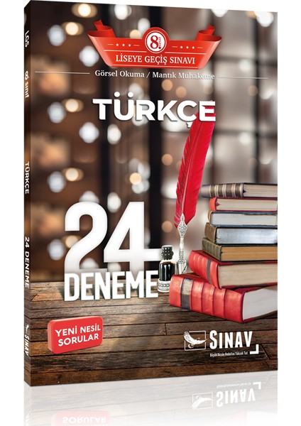 Sınav Yayınları 8. Sınıf LGS Türkçe 24 Deneme