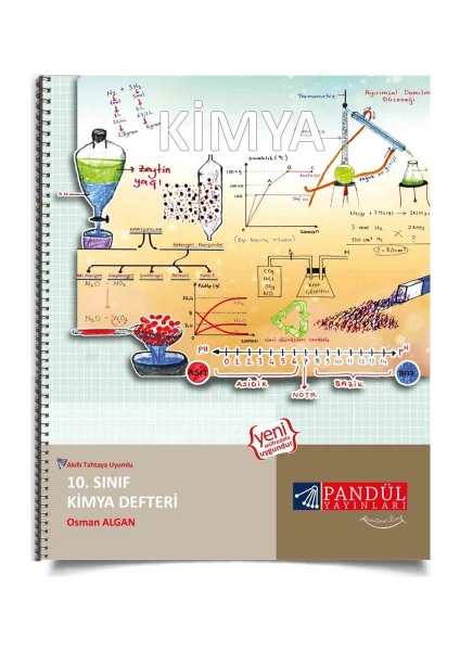 Pandül Yayınları 10. Sınıf Kimya Defteri - Osman Algan