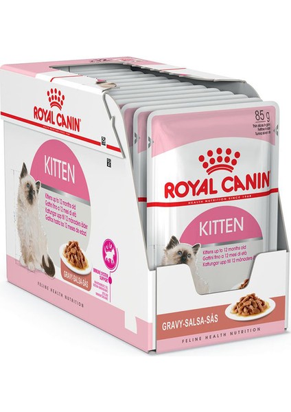 Royal Canin Kitten Instinctive Gravy Yavru Kedi Yaş Maması 12 Adet x 85 g