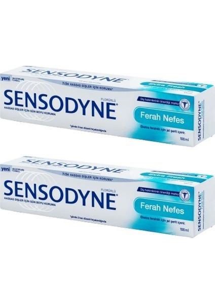 Ferah Nefes Diş Macunu 100 ml 2 Adet
