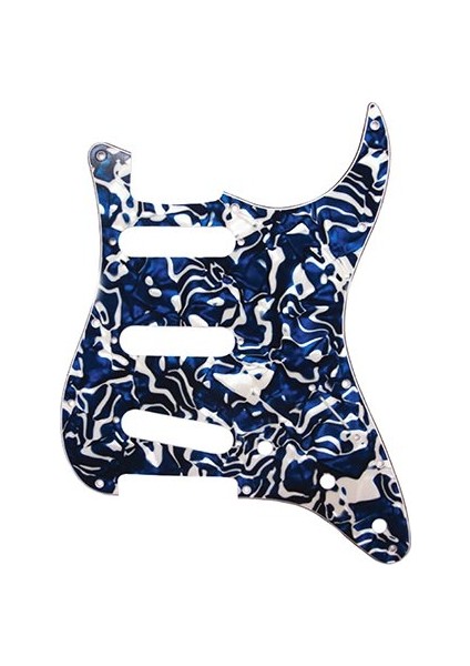Dandrea Dppstbsp Strat Tipi Pickguard Blue Swirl Pearl