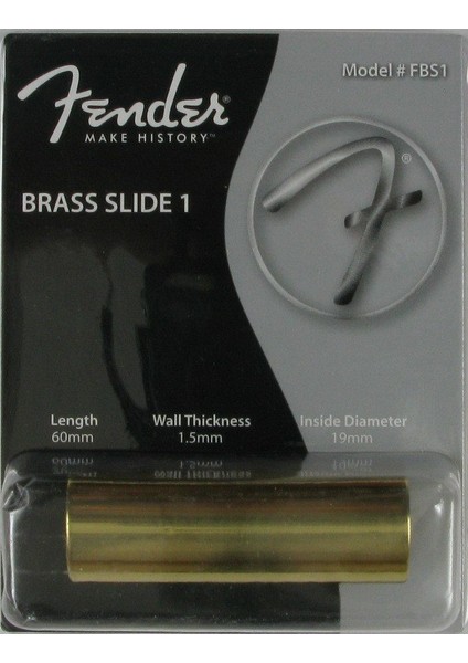 Brass Slide 1 Std Medium Fbs1