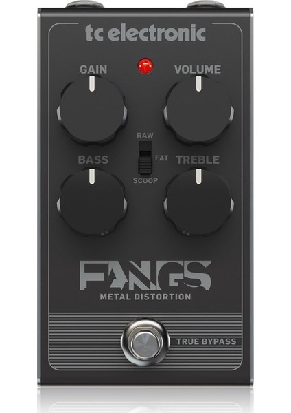 Fangs Metal Distortion Gitar Efekt Pedalı