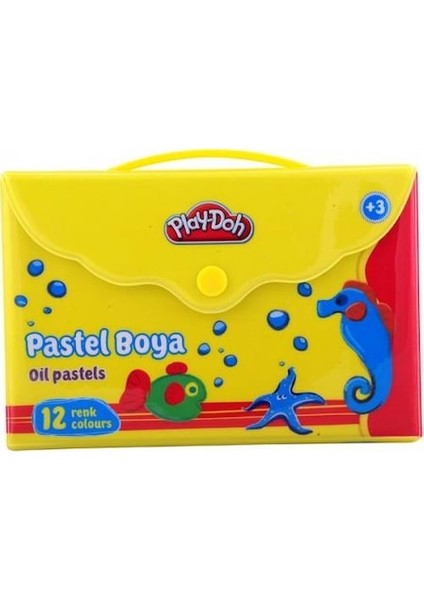 Çantalı Pastel Boya 12 Renk