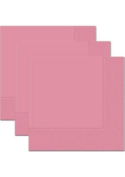25 Kişilik Ekonomik Pembe Konseptli Doğum Günü Parti Seti