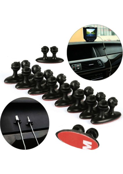 8in1 Cable Clip Araç İçi Kablo Tutucu ve Kablo Toparlayıcı Klips